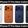iPhone 17 Pro New Colors