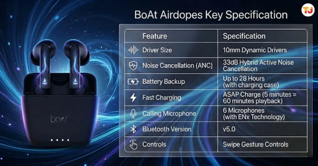 BoAt Airdopes 601 ANC